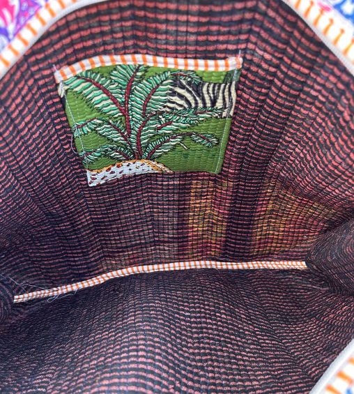 Noori Tote bag Patchwork with zip