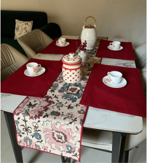 Dawat-e-ishq (Runner, 6 mat set) 6.0