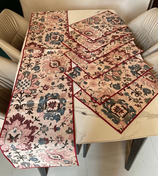 Dawat-e-ishq (Runner, 6 mat set) 6.0