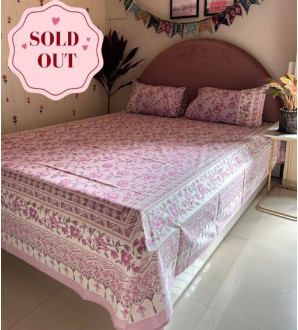 Aksh Bedsheet Purple 