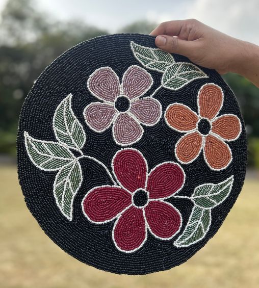 Rang Chakra Hand- Crafted Beaded Mat