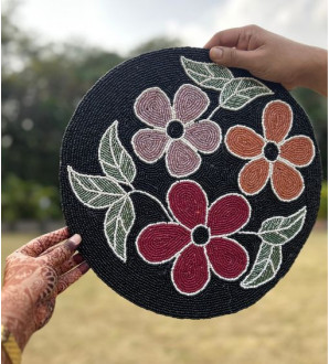Rang Chakra Hand- Crafted Beaded Mat